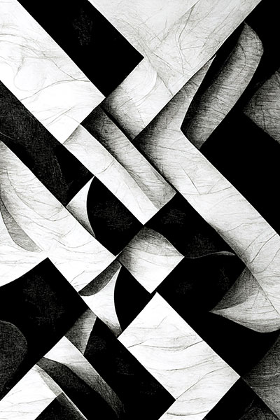 Abstract black and white background